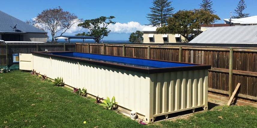 Shipping Container Swimming Pool