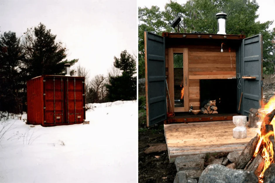 Shipping Container Sauna