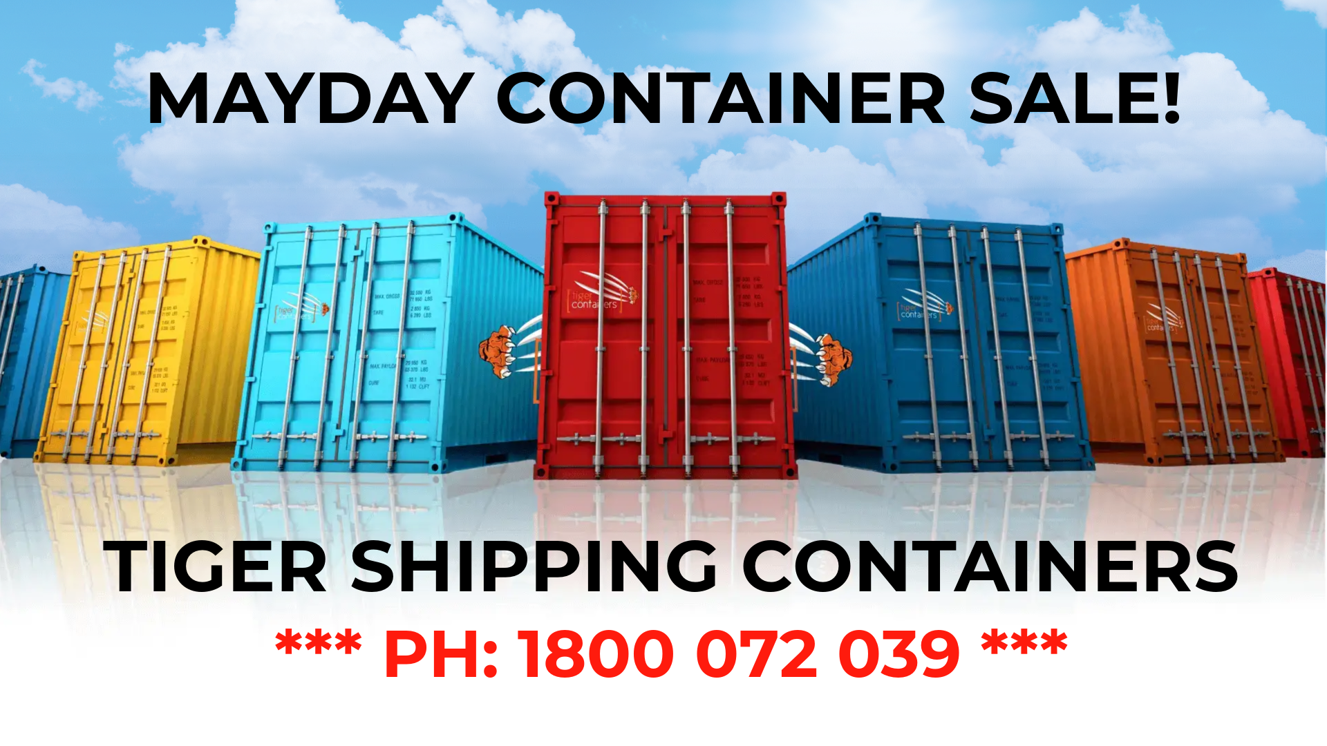 You are currently viewing MAYDAY CONTAINER SALE!